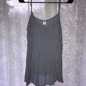 Peplum tank top